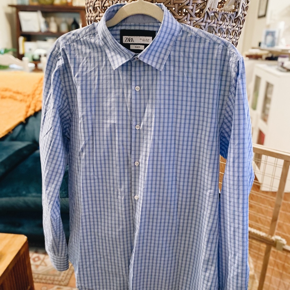 Zara Check Shirt, Large